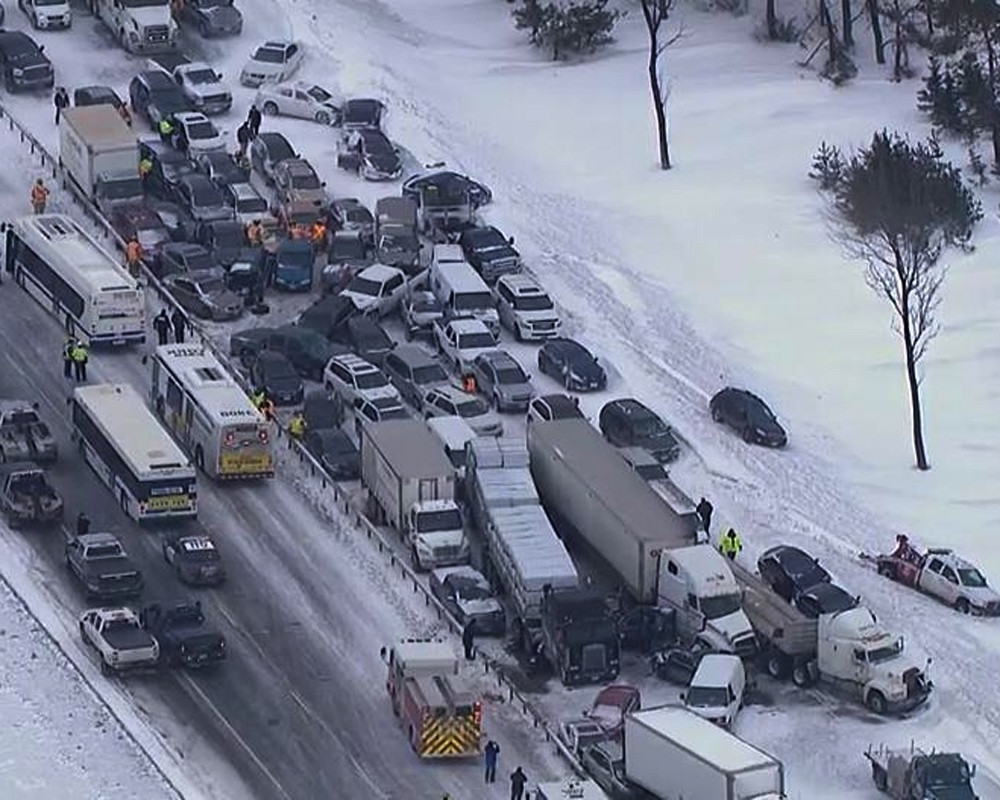 Зима наступила не ожиданно. 