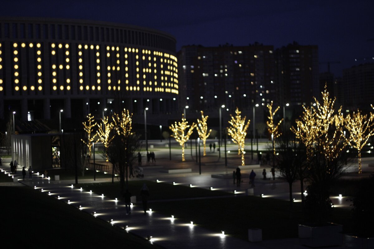 Парк Галицкого в Краснодаре зимой. Парк Галицкого новогоднее освещение. Парк Галицкого ночью. Краснодар парк Галицкого ночная подсветка фото.