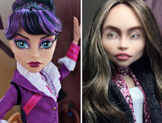 Куклы с новым живым макияжем - фото из открытых источников
