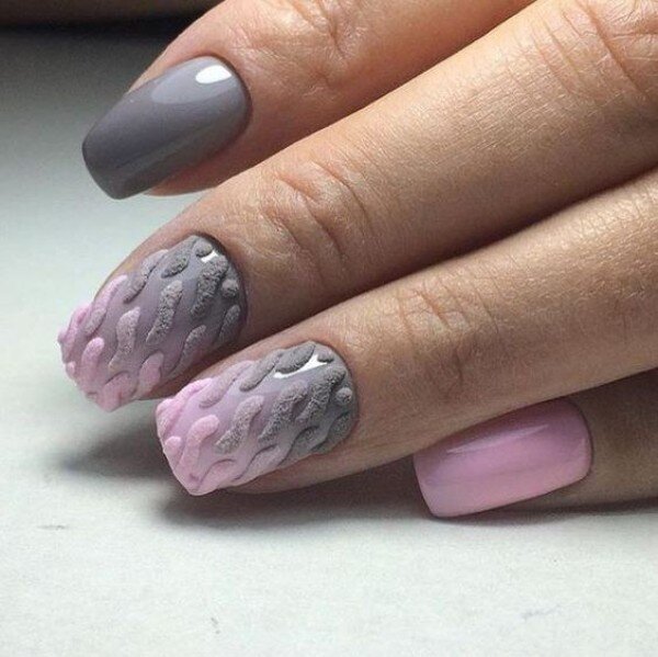 Фото дизайна ногтей Зимний дизайн - Best Nails блог Татьяны Cool