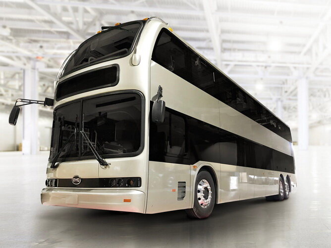 BYD C10MS — самый большой электробус на 77 пассажиров