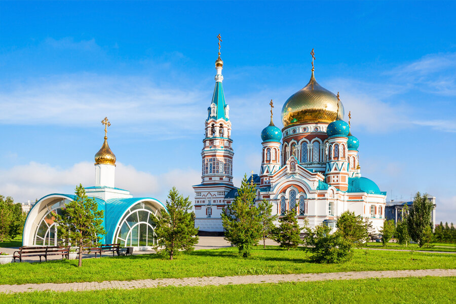 Фото. Успенский собор, Омск, Россия. Автор: saiko3p / Shutterstock.com.