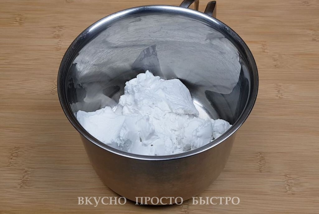 Пошаговый рецепт, как просто приготовить Шоколадный крем без яиц и молочных продуктов. Крем получается очень вкусным, нежным, лёгким, воздушным, в меру сладким.-9