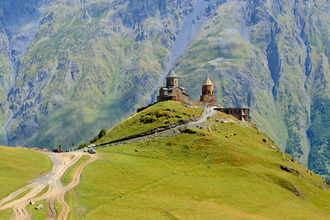 Kazbegi Грузия достопримечательности