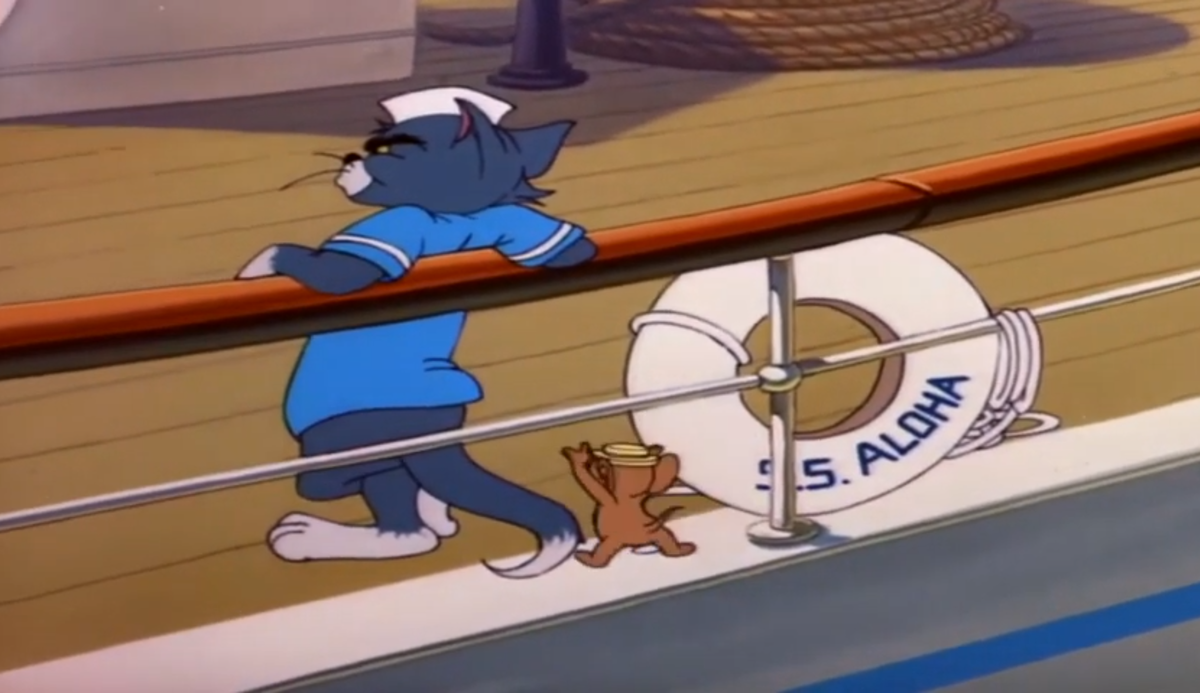 Кадр из мультфильма "Том и Джерри: Кот в круизе"