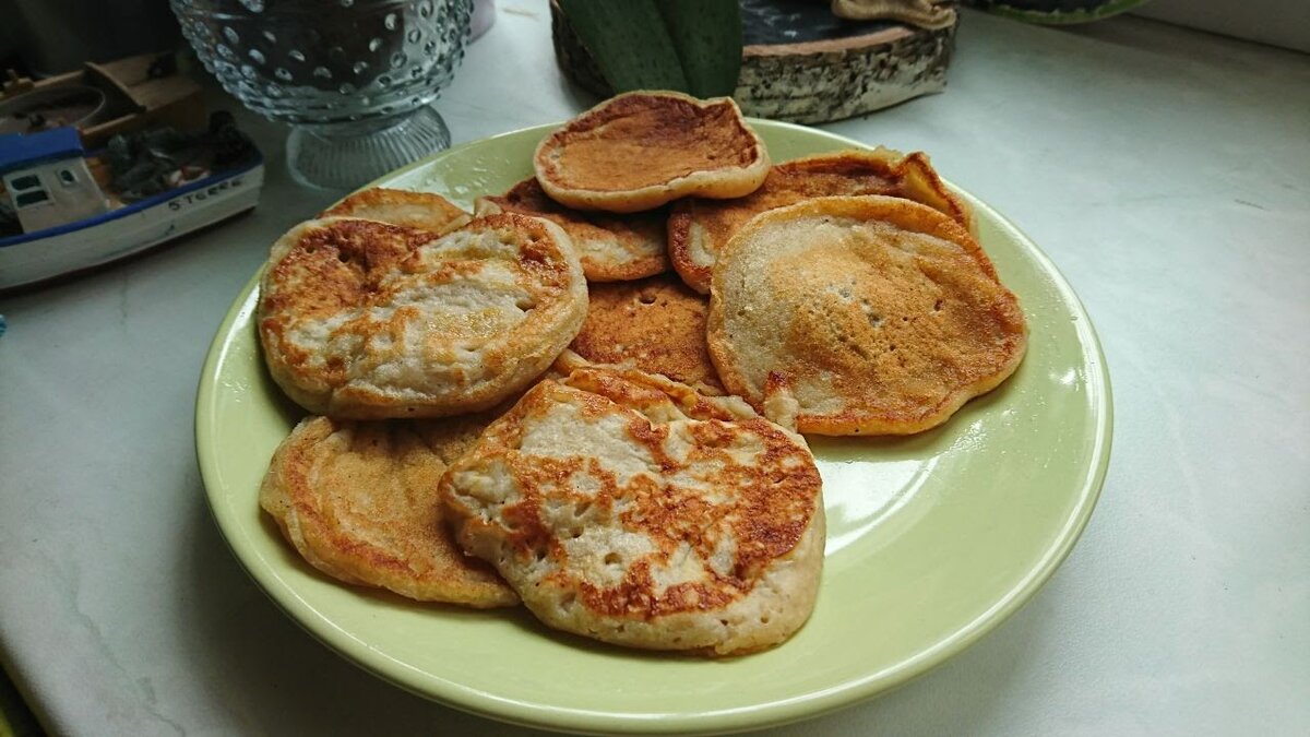 Оладушки. Как много я их съела за время изоляции...