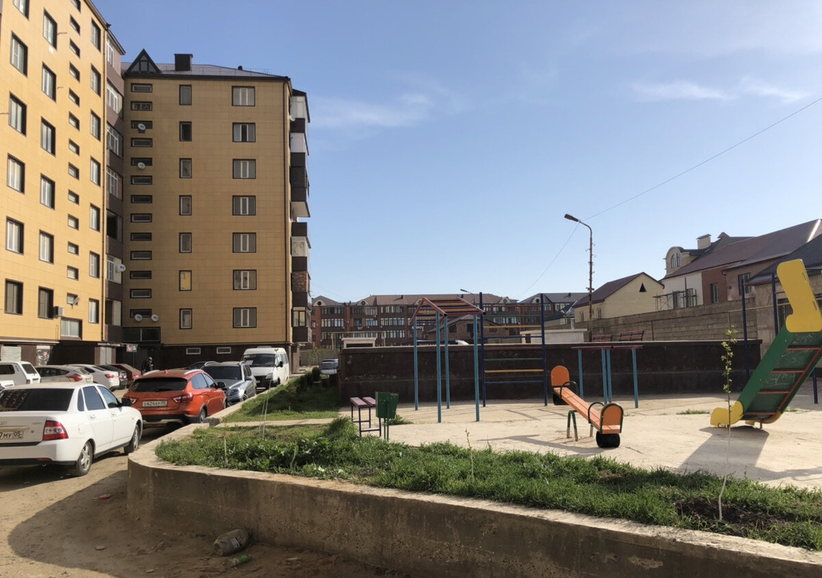 Не самый лучший вариант для детской площадки