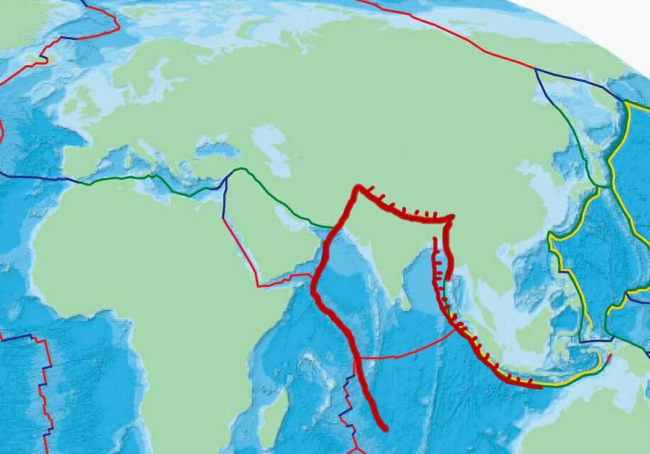 Самая молодая литосферная плита