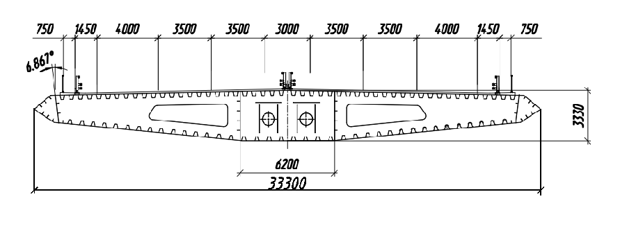 Конструкция пролетного строения