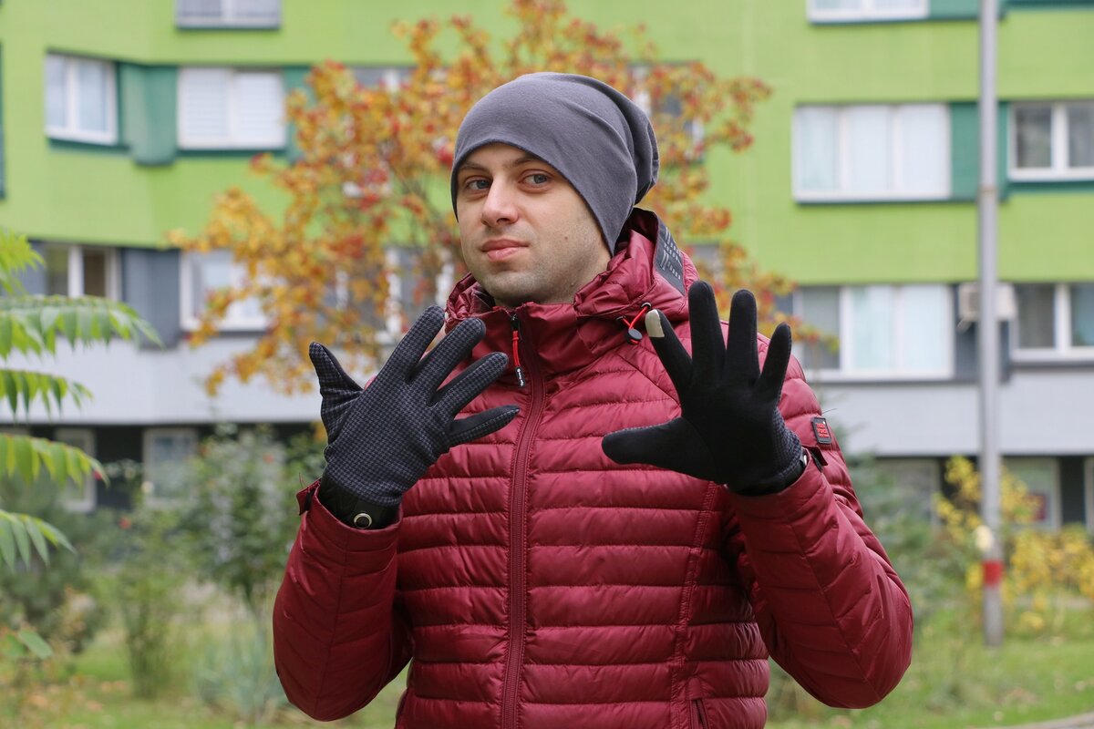 Утеплённые мужские перчатки с возможностью управлять сенсорным телефоном с  AliExpress + видео с примеркой. | Nata Lapushka товары с Aliexpres | Дзен