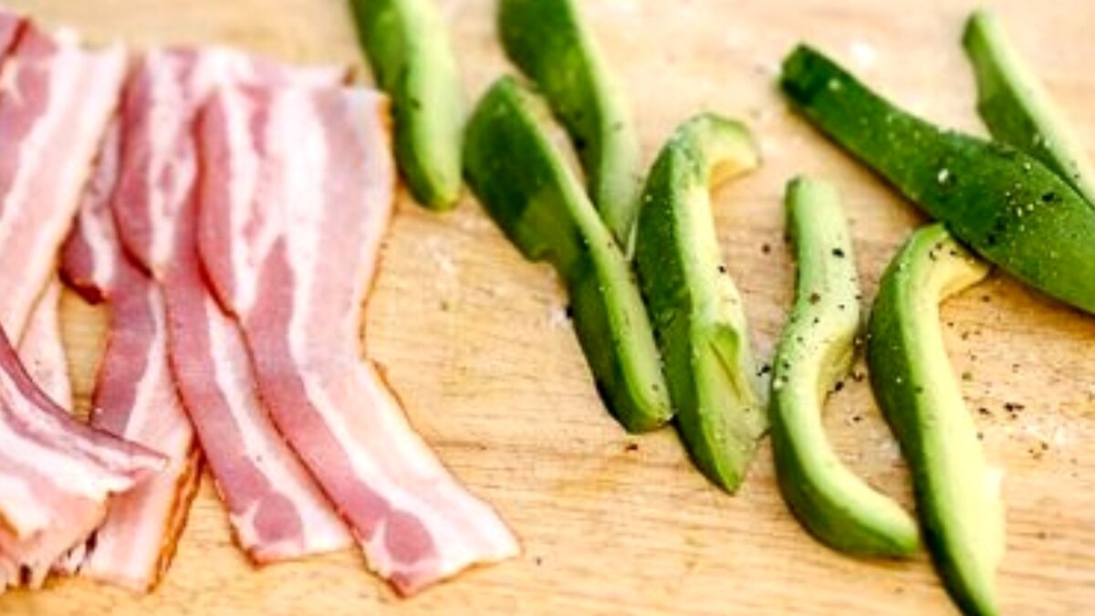 Закуска за считанные минуты ⏳ из авокадо🥑 и бекона🥓 с интересным и  необычным вкусом | Людмила Плеханова Готовим вместе. Еда | Дзен