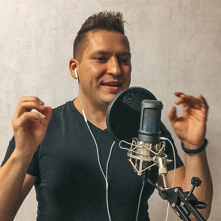 Фото сделано во время записи