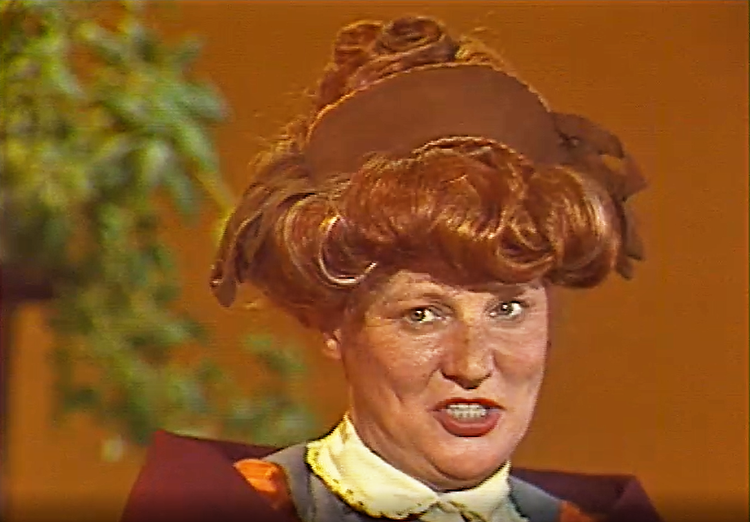 Алла Покровская в телеспектакле "Великое влияние женщин" (1983)