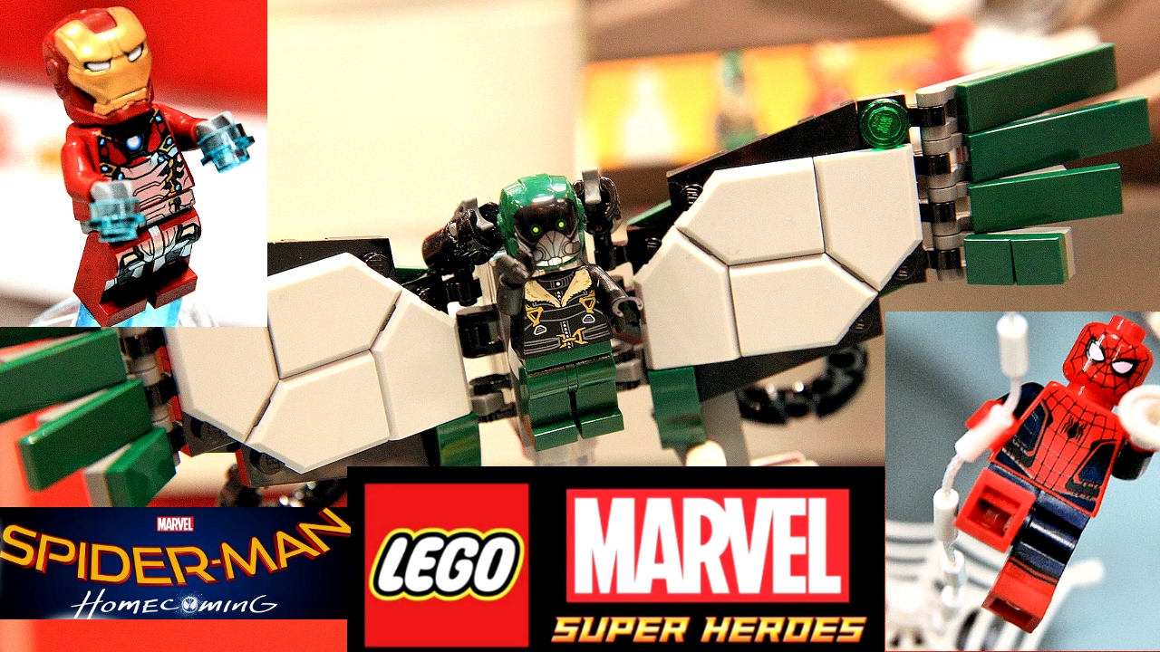 Лего Человек-паук Возвращение домой (76082 и 76083). Lego Marvel Super  Heroes Spider-Man Homecoming