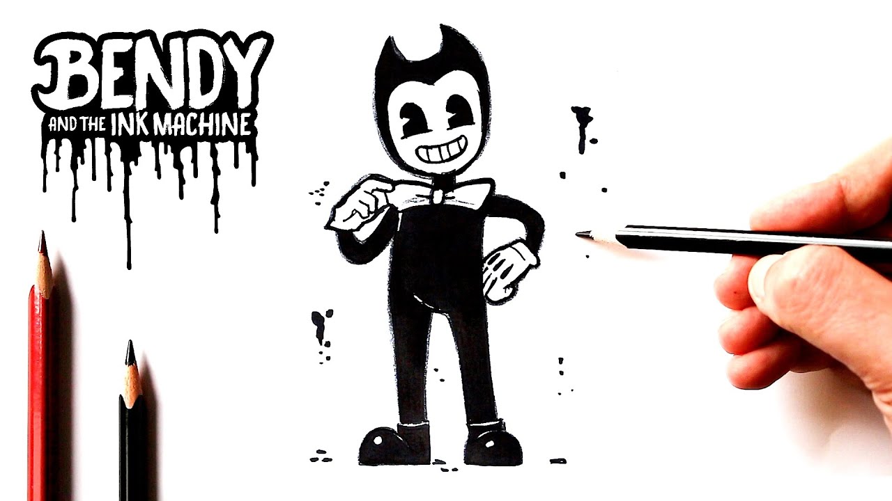 Как нарисовать Чернильного Бенди | Bendy And the ink machine