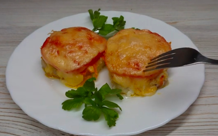 Балийский минтай под шубой