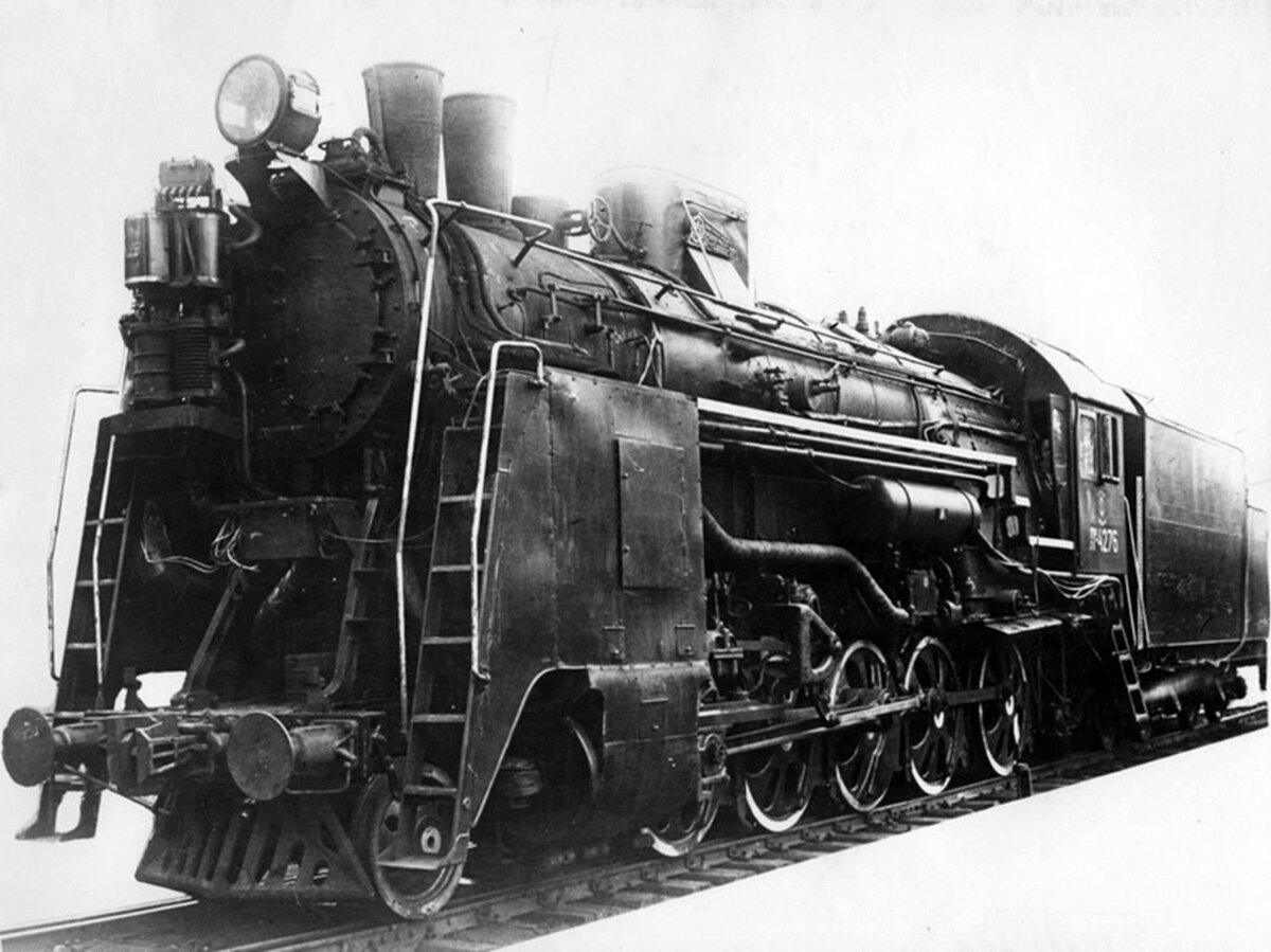 Паровоз типа 1-5-0 серии Лк №4276.