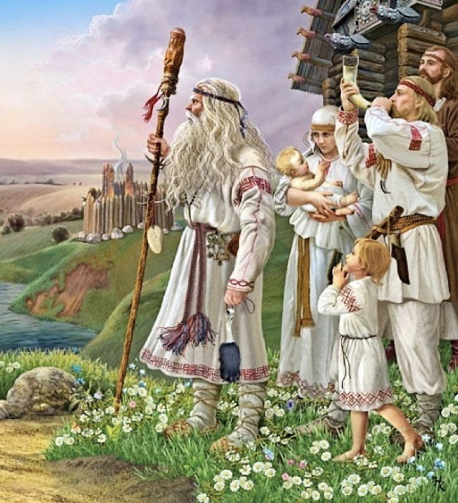 У славян татуировки по-видимому носили ритуальный характер: оберег или знак рода. 