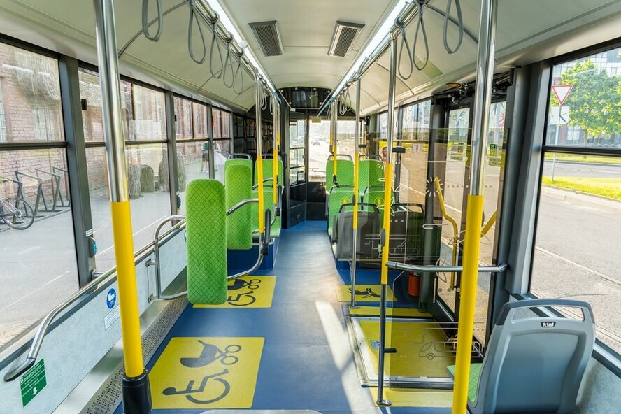 Салон троллейбуса OLGERD 