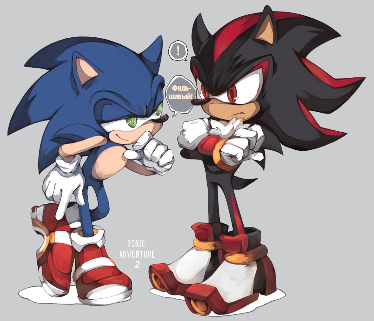 Испорченные персонажи в Sonic the hedgehog.
