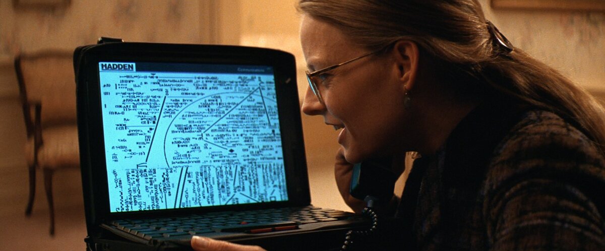 Кадр из фильма "Контакт" (1997)