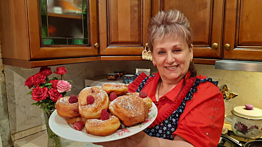 ПЫШНЫЕ ОЛАДЬИ с малиной! Вкуснее и проще ПИРОЖКОВ!