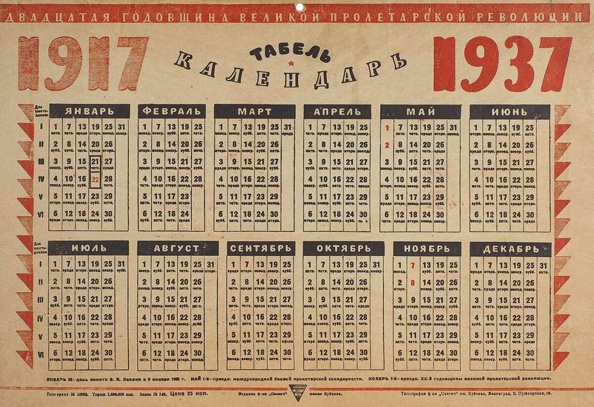 Календарь 25 года совпадает с 41