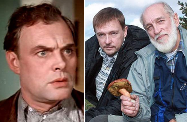 Павел Кадочников и Алексей Нилов с отцом.Фото Яндекс.Картинки