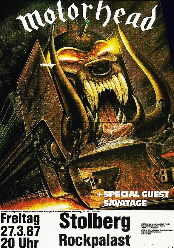 Афиша концерта Motorhead