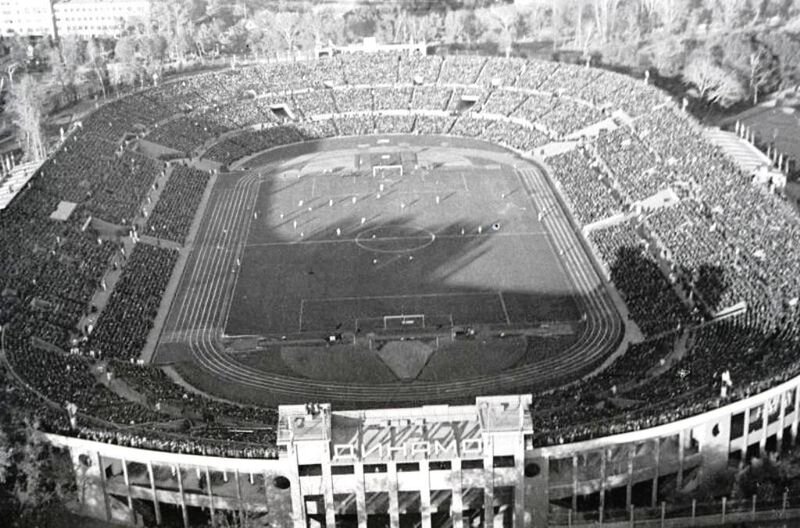 Стадион "Динамо" в советские годы. Фото из открытых источников.