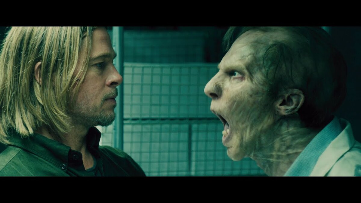 Кадр из фильма "Война миров Z" 2013 г.