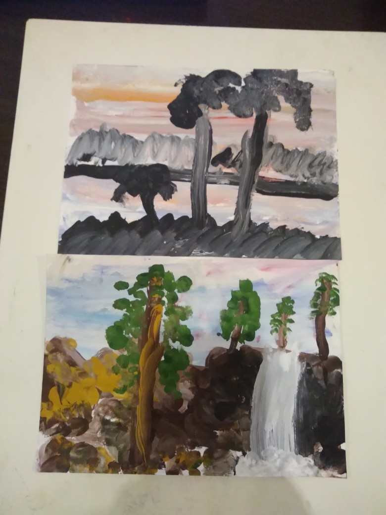 Между этими рисунками — три дня