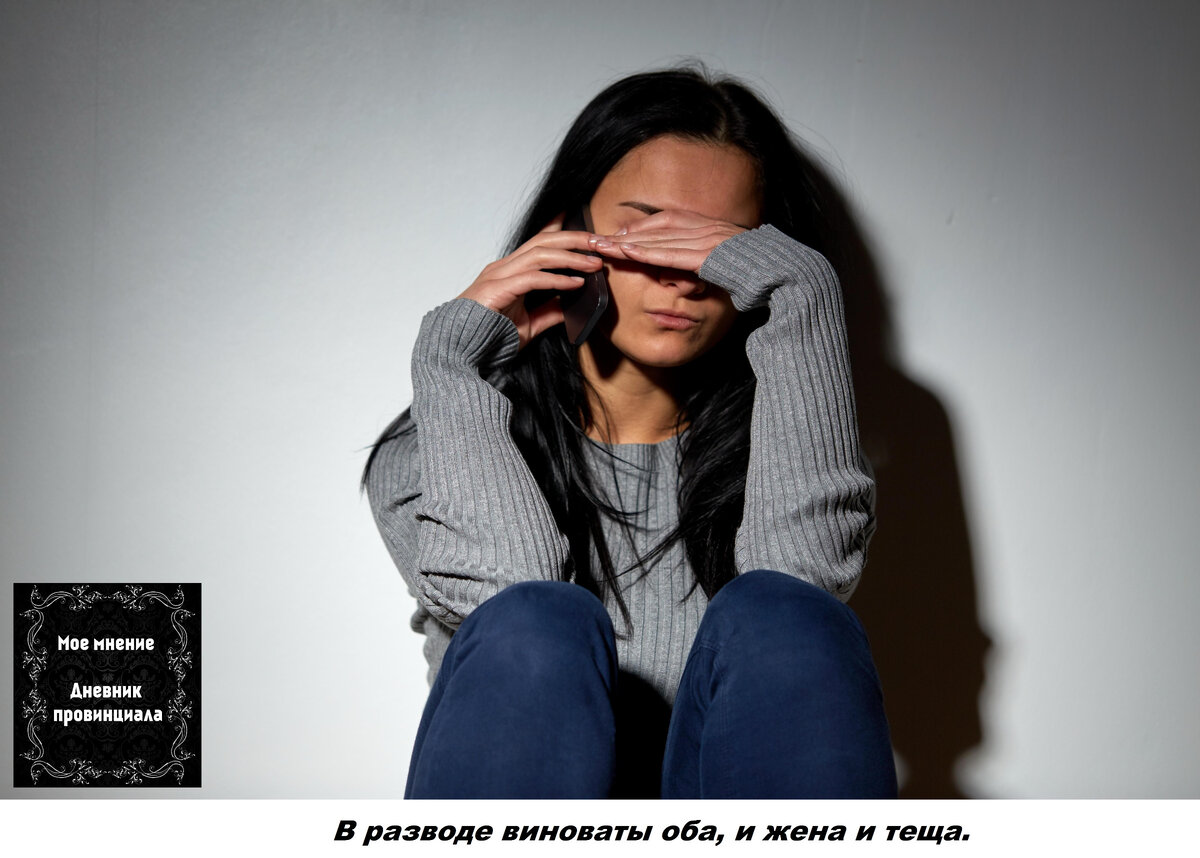 В разводе виноваты оба, и жена и теща.