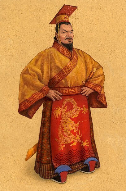 Рисунок китайца древнего китайца