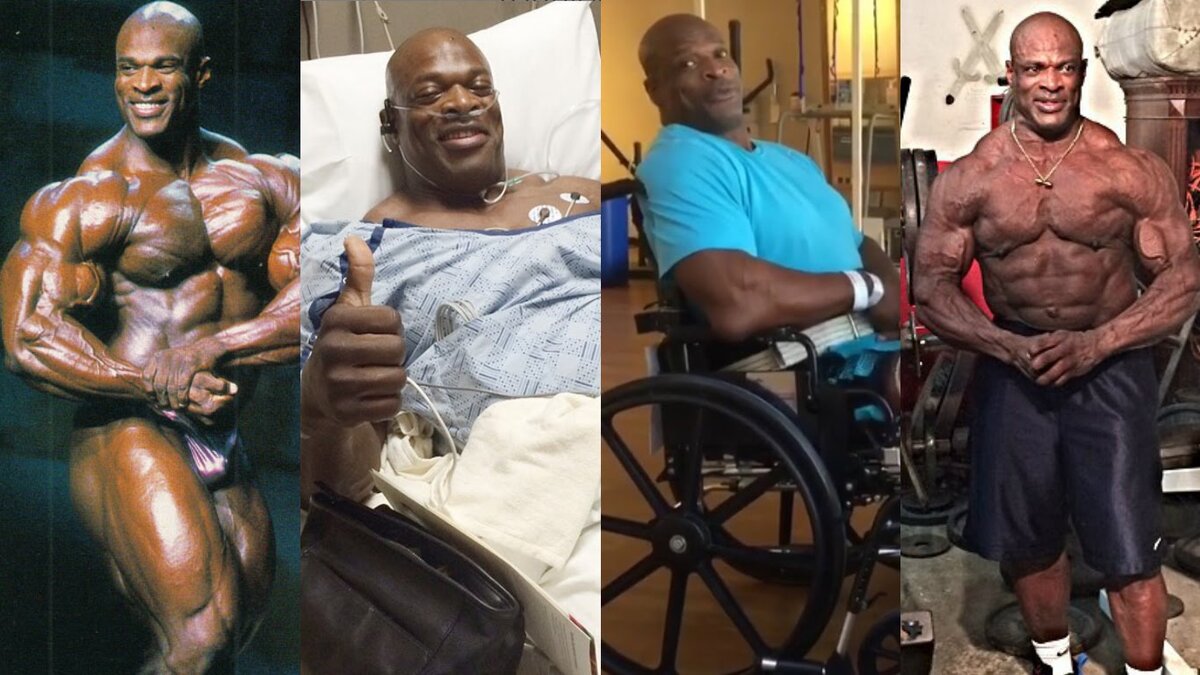 Старина Ронни в свое время явно не знал меры в тяжелых весах. Пик славы вечен, падение стремительно.