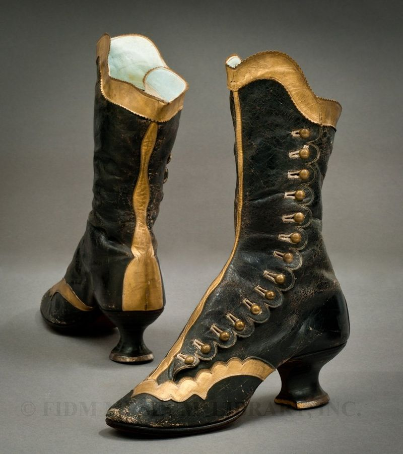 Туфли и ботиночки XIX века: что, где, когда
