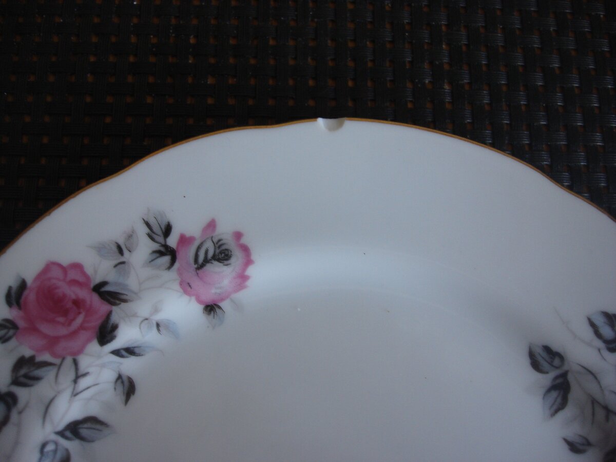 Фото сделано автором (тарелка со сколом)