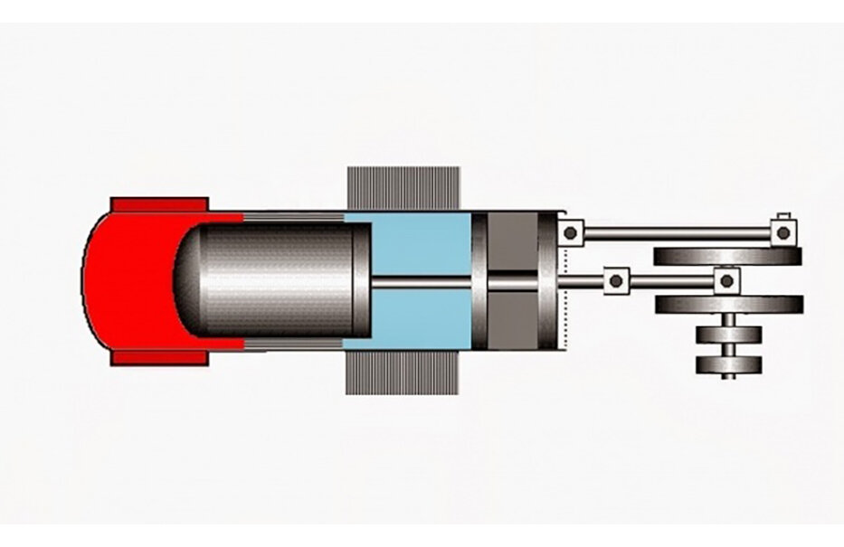 Принцип работы двигателя стирлинга схема