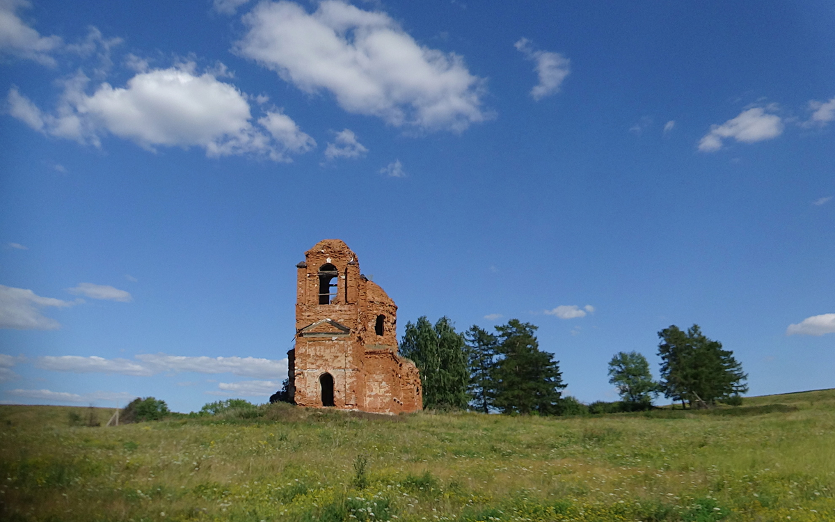 останки Кирменского храма р. Татарстан