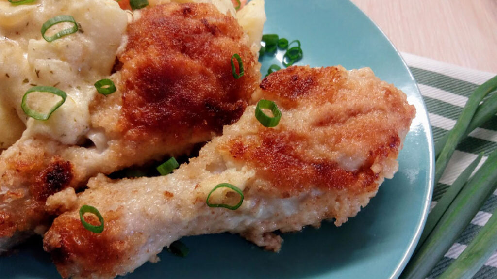 Жареные куриные голени — быстрый и вкусный ужин