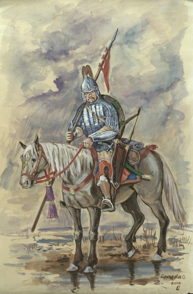 Татарский оглан. Рисунок О.Ю. Брандукова.  