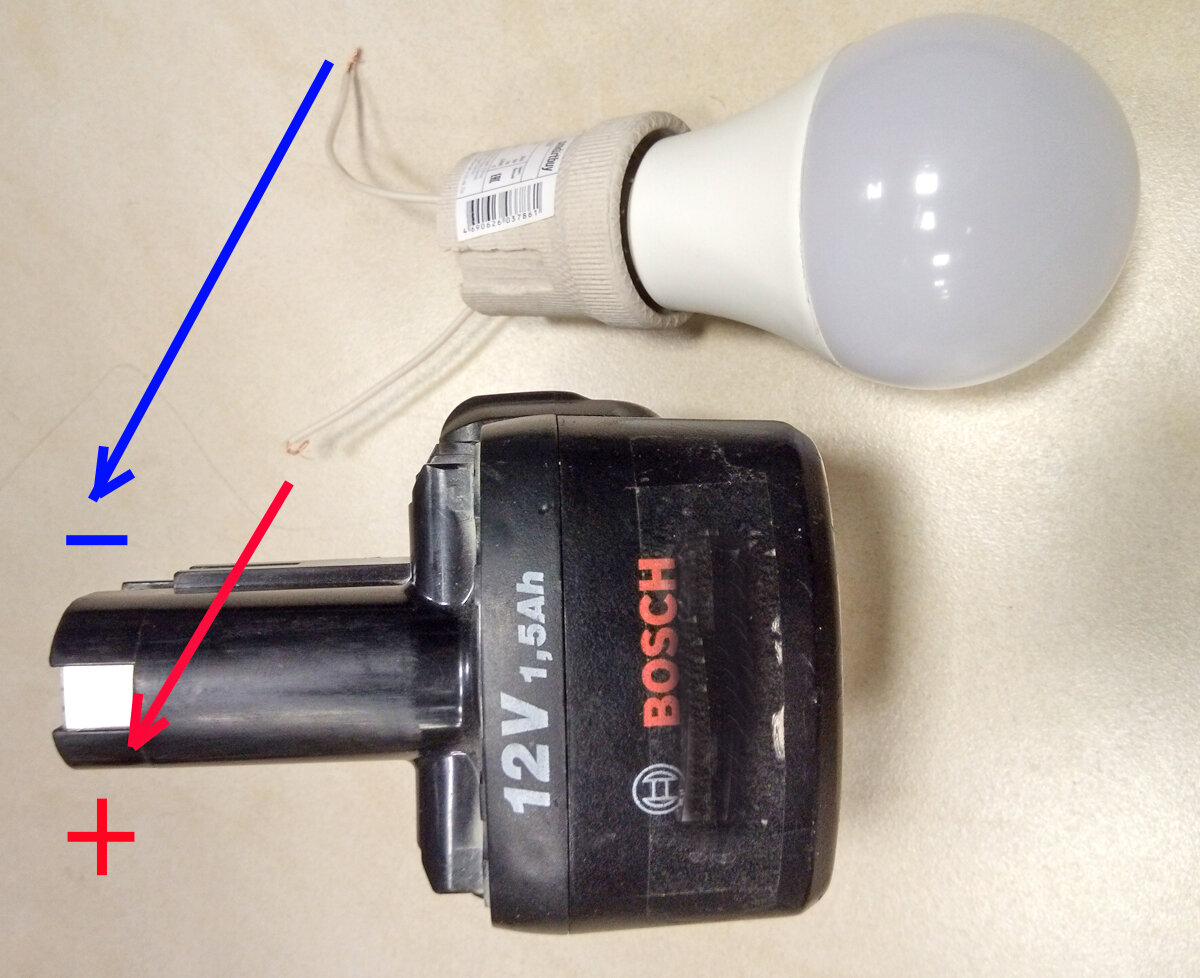 Могут ли светодиодные лампочки работать от аккумулятора 12 В?