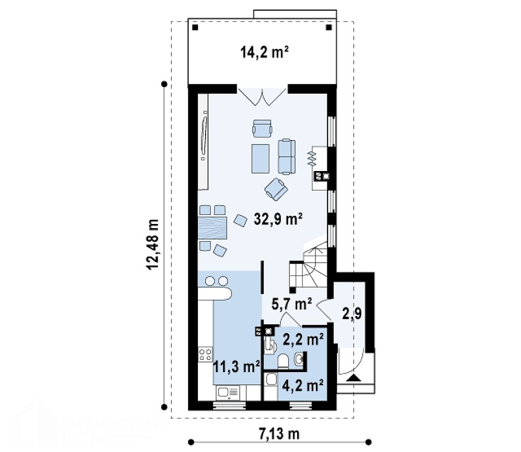 Планировка первого этажа