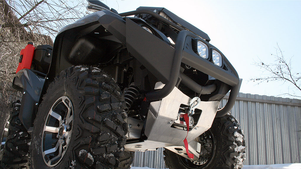 Тюнинг квадроцикла Yamaha Grizzy 700  для путешествий.