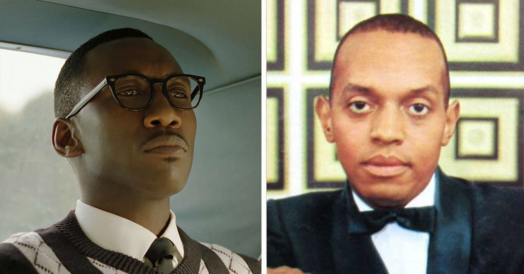 Фото 1. Махершала Али в роли Дона Ширли Фото 2. Вигго Мортенсен в роли Тони Валлелонга