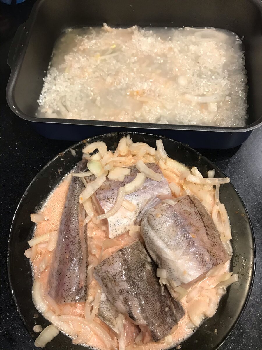 Рыба в соусе.