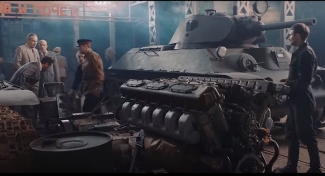 Скриншот кадра из фильма "Танки"