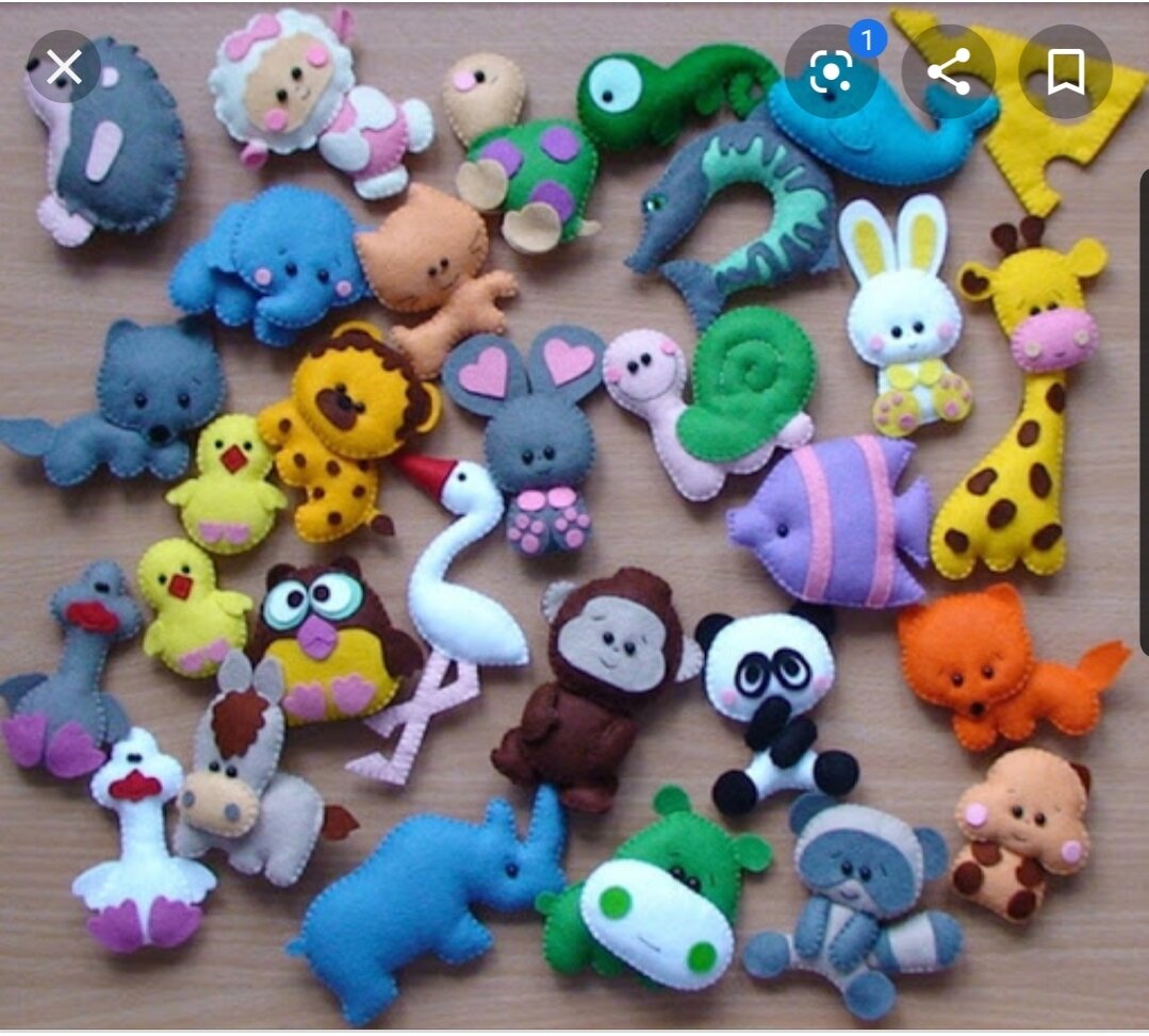 Игрушки из фетра