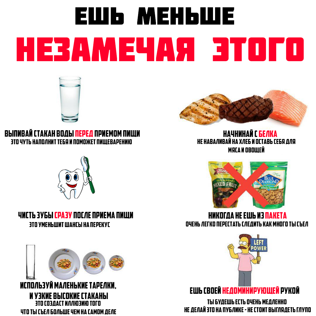 Просто меньше есть