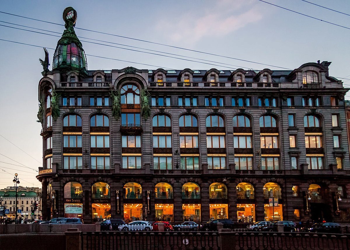 здание зингер в санкт петербурге